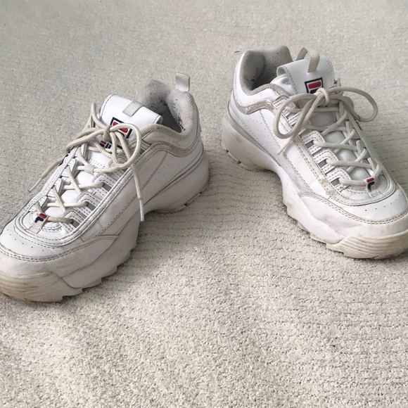 White chunky filas - Picture 3 of 3